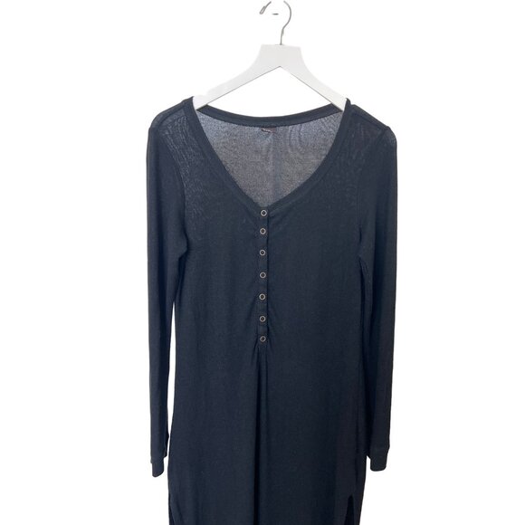 Free Press Black Cozy Lounge Maxi Dress - Picture 4 of 5